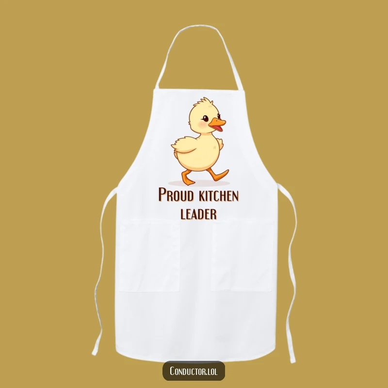 Funny Duckling Apron: Spirited Marcher Kitchen Wear, Practical Funny Gift!