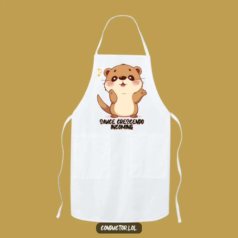 Funny Otter Crescendo Apron - Cook with Passion with This Hilarious Bib