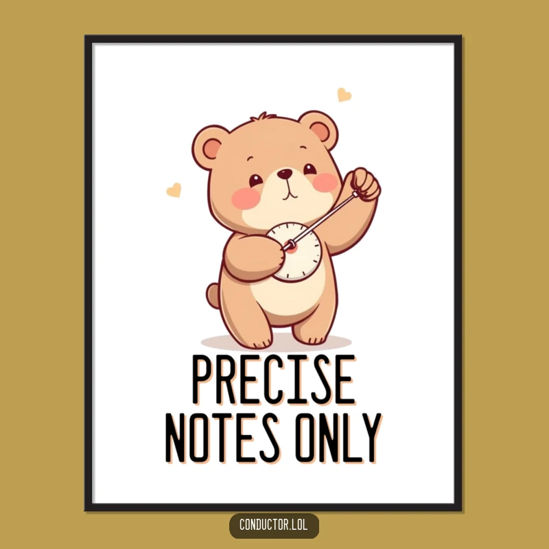 Funny Bear Metronome Digital Art - Precise Beat for Instant Hilarious Decor
