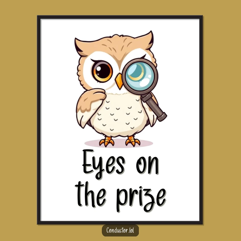 Funny Free Printable Wall Art: Wise Owl Decor Downloadable Gift
