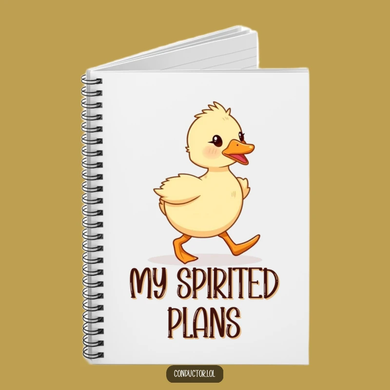 Funny Duckling Notebook: Spirited Marcher Journal, Perfect Funny Gift!
