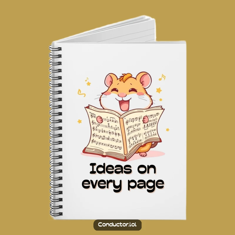 Funny Hamster Score Notebook - Speedy Notetaking with This Hilarious Journal