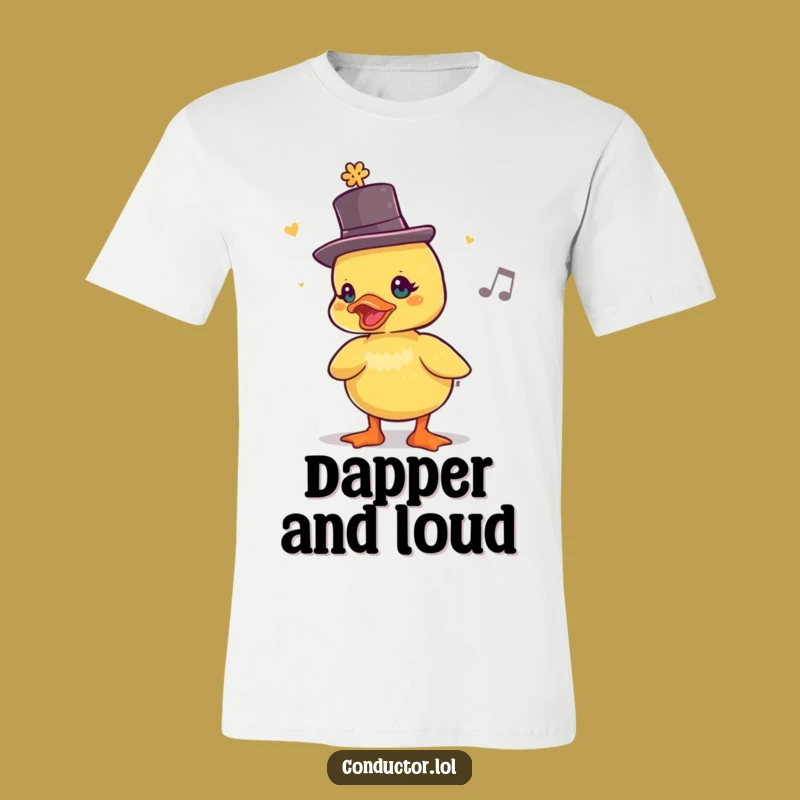 Funny Duckling Beat Maker T-Shirt: A Humorous Gift for Chirpy Personalities