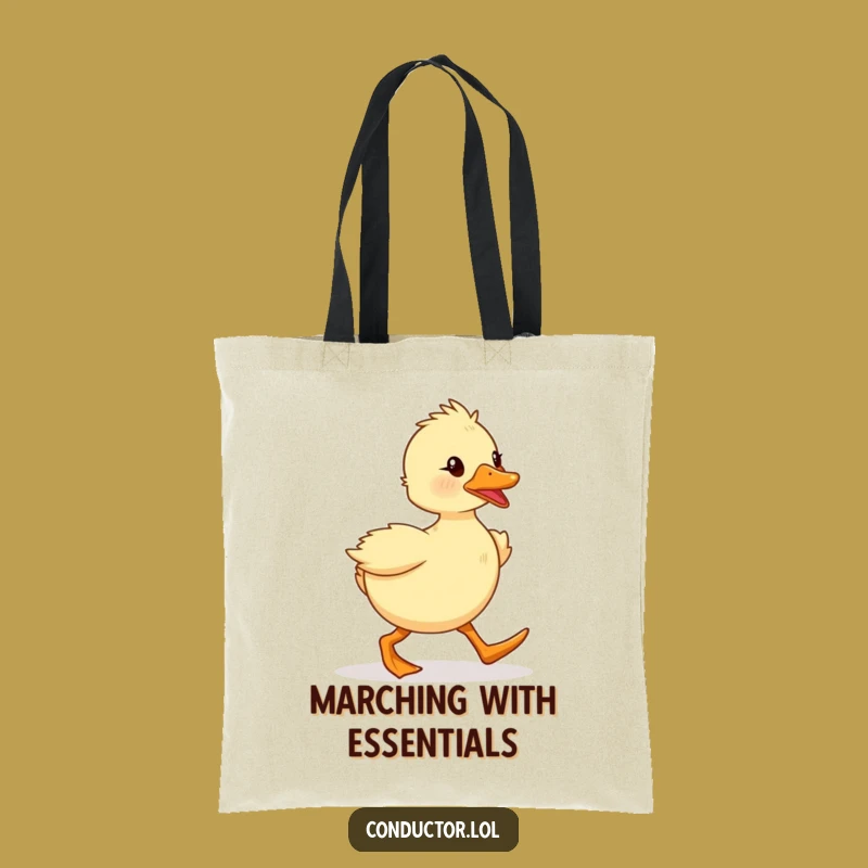 Funny Duckling Tote: Spirited Marcher Bag, Practical Funny Gift!